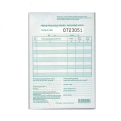 Prekių (paslaugų) pirkimo-pardavimo kvitai su Nr.