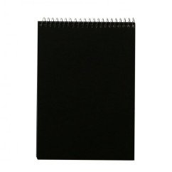 Bloknotas A6 su spirale viršuje