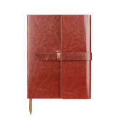 Užrašų knygutė VASCO A5 rudos sp.