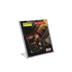 Stovelis tiesus L-formos bukletams A5 skaidr.