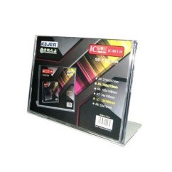 Stovelis tiesus L-formos skaidrūs, 55x90mm