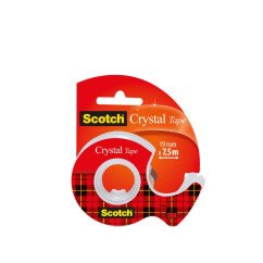 Lipni juosta Crystal SCOTCH 19mm x 7,5m su dėklu