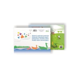 Popierius spalvotas dvipusis A4 80g 8l.