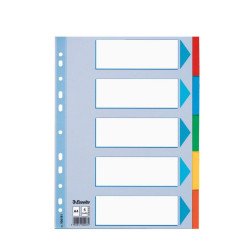 Skirtukai kartoniniai A4 Esselte