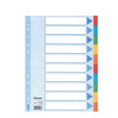 Skirtukai kartoniniai A4 Esselte