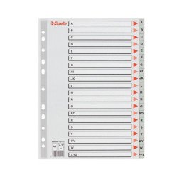 Skiriamieji lapai A4 pilki PP