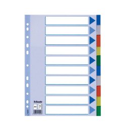 Skiriamieji lapai Esselte spalvoti