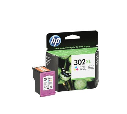 Rašalo kasetė HP 302XL Color