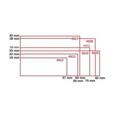 Gumytė TRODAT stačiakampiai