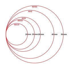 Gumytė TRODAT apvalūs