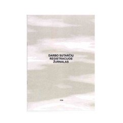 Darbo sutarčių registracijos žurnalas A4,12l.