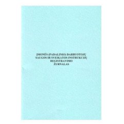 Įmonės darbuotojų saugos ir sveikatos instrukcijų registracijos žurnalas