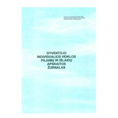 Gyventojo individualios veiklos pajamų-išlaidų apskaitos žurnalas