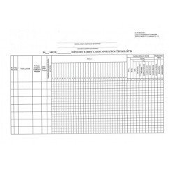 Mėnesio darbo laiko apskaitos žiniaraštis A4 14 asm.