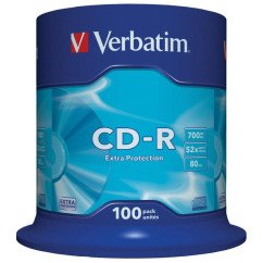 Verbatim CD-R 700 MB x 100, iešmas