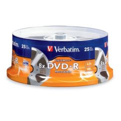 Verbatim DVD-R 4,7GB x 10, iešmas