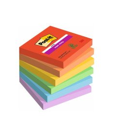 Super lipnūs lapeliai Post-it 76 x76mm Playful