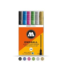 Akrilinis žymeklis ONE4ALL 127HS 2 mm x 6 vnt