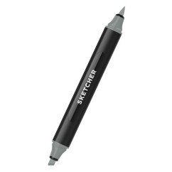 Twinmarker Sketcher brush+chisel