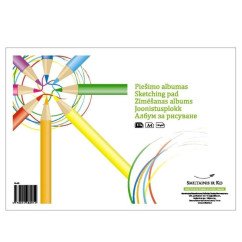 Piešimo sąsiuviniai A4 120g 30lapų