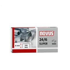 Sąsagėlės NOVUS 24/6 DIN Super