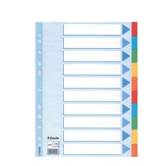 Skirtukai kartoniniai A4 Esselte