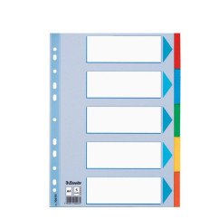 Skirtukai kartoniniai A4 Esselte