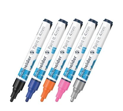 Akrilinis.žymeklis Paint-It 320 4 mm juodas