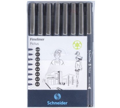 Grafinis rašiklis Pictus x 8 vnt