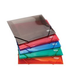 Aplankas A5 permatomas su gum. PP mix