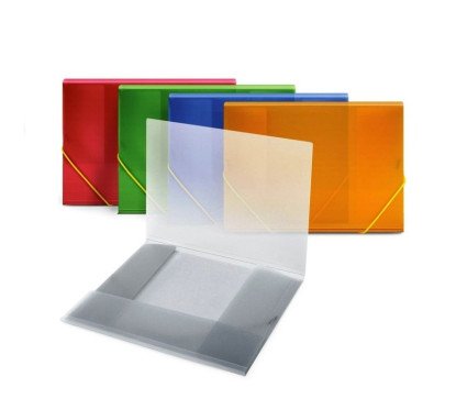 Aplankas plastikinis, su gumele