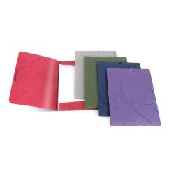 Aplankas plastikinis, su gumele Barocco