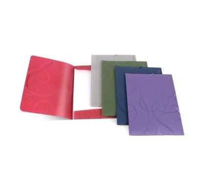 Aplankas plastikinis, su gumele Barocco