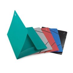 Aplankas su gumele PP su 3 atvartais