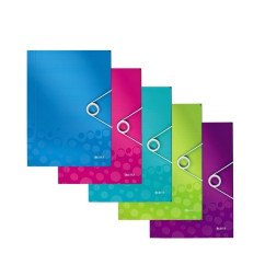 Aplankas su gumele PP Leitz WOW su 3 atvartais