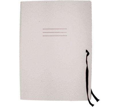 Aplankas kartoninis su raišteliais baltas