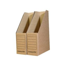 Stovas dokumentams kartoninis rudas12 cm