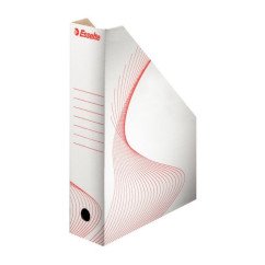 Stovas dokumentams kartoninis 8cm baltas