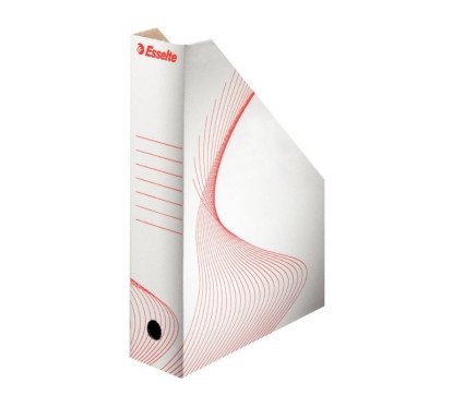 Stovas dokumentams kartoninis 8cm baltas