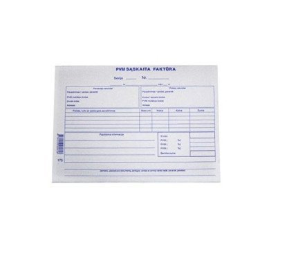 PVM sąskaita- faktūra 1+1