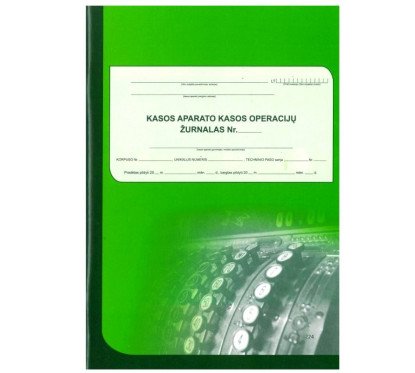 Kasos operacijų žurnalas A4 vertikalus