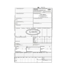 CMR važtaraščių komplektas 4egz. su Nr