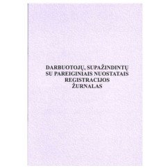 Darbuotojų supažindintų su pareiginiais nuostatais registravimo žurnalas