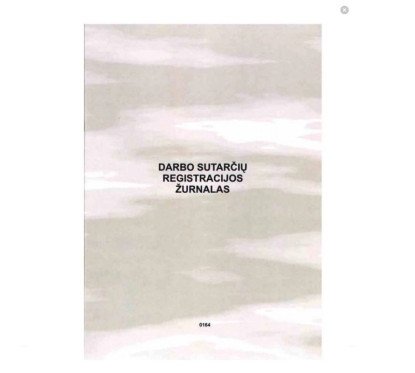 Darbo sutarčių registracijos žurnalas