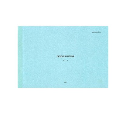 Knyga didžioji A4 Nr.Ž/O-18,36l.