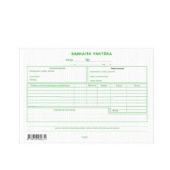 Sąskaita- faktūra A5 SC(1+1) be Nr