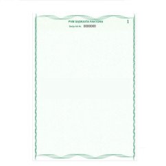 PVM sąsk.- faktūra A4 su Nr, 100 kompl.(1+1)