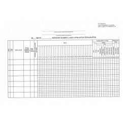 Darbo laiko apskaitos žiniaraštis A4 7 asm.