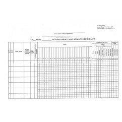 Darbo laiko apskaitos žiniaraštisA4