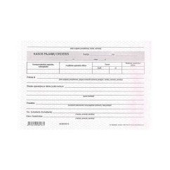 Kasos pajamų order.A5 SC(kopij.),50kompl.
